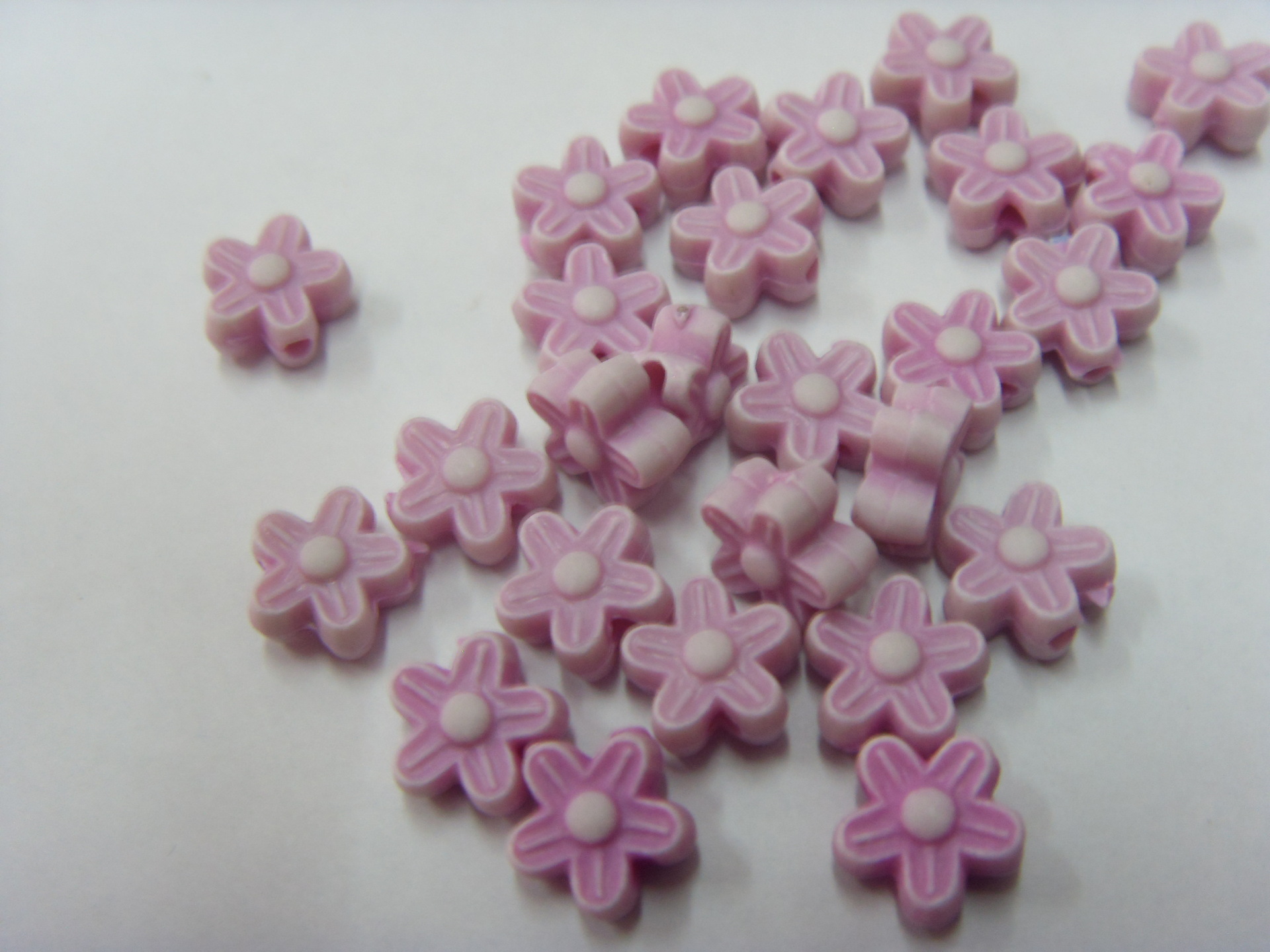 Factory wholesale DIY acrylic imitation jelly color imitation pearl clothing accessories, electroplated beads, antique beads pic 7