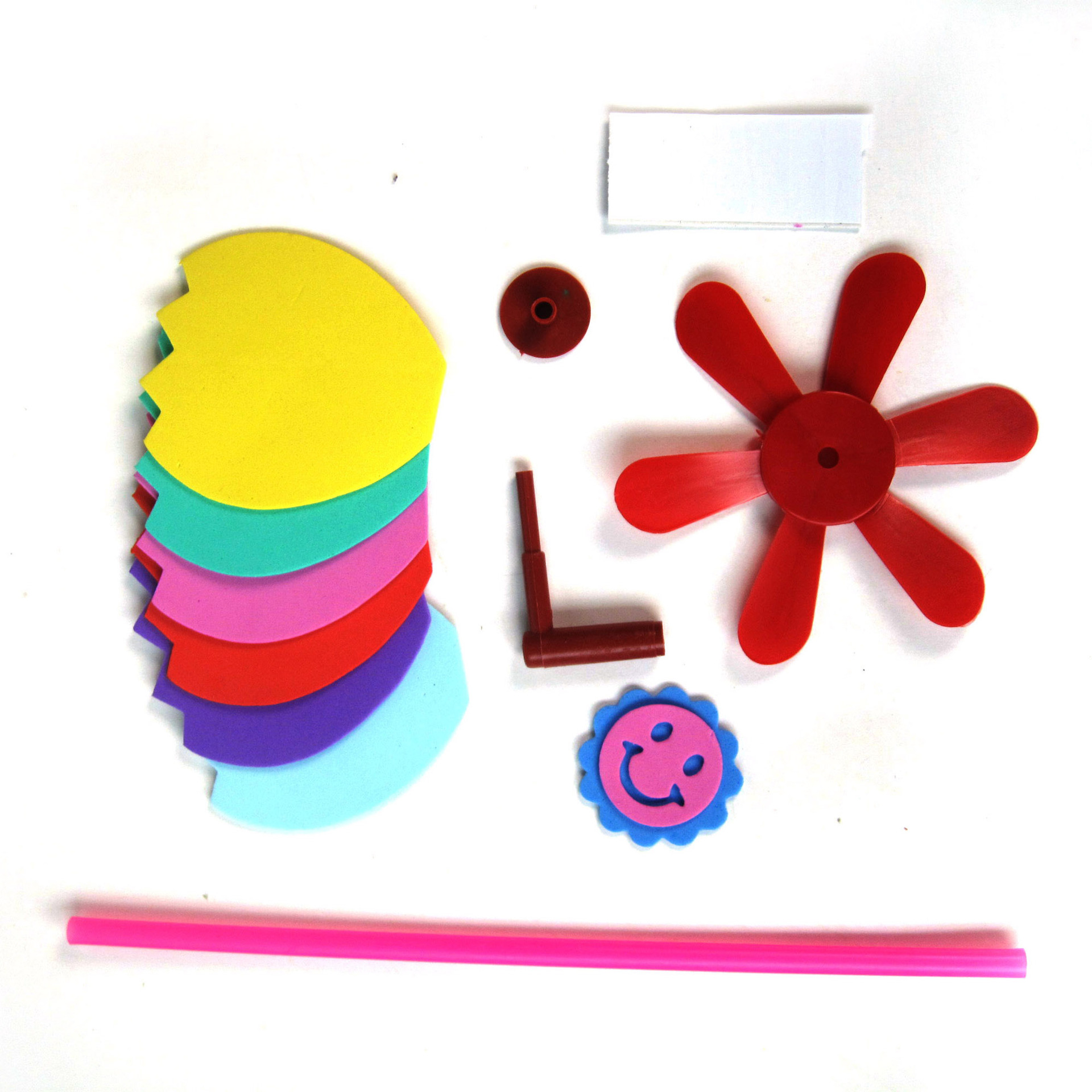 Assemble EVA7 Colorful Windmill, Youth Science Creativity, Small Technology Making, Small Invention, steam Science Experiment pic 3