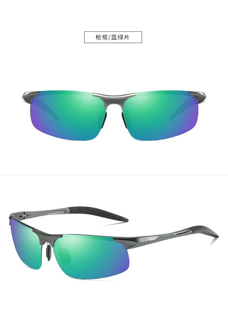 Nuevas gafas de sol de moda hombres gafas de sol de aluminio y magnesio gafas de sol polarizadas 8177 day & night vision sunglasses wholesale pic 59