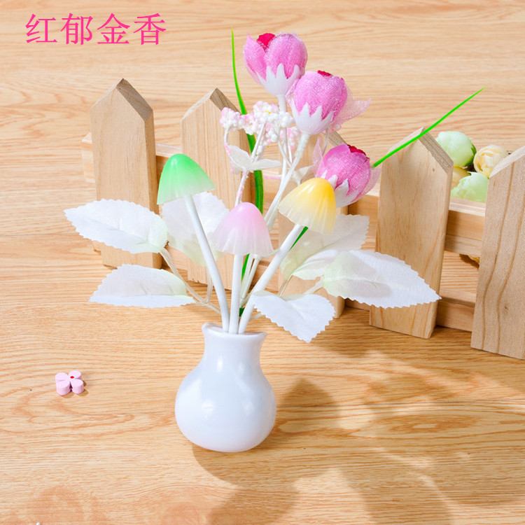 库存销售 光控感应七彩蘑菇小夜灯 节电低耗 插电新奇特led小夜灯详情21