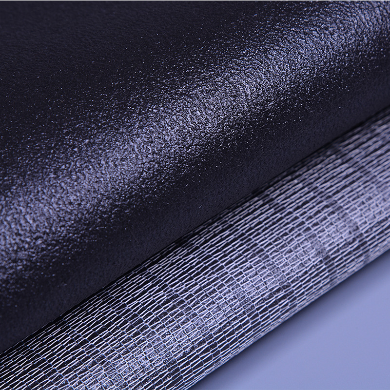 Wholesale leather surface and auxiliary materials: PVC black and white base rubber, 0.6-1.4MM pic 1