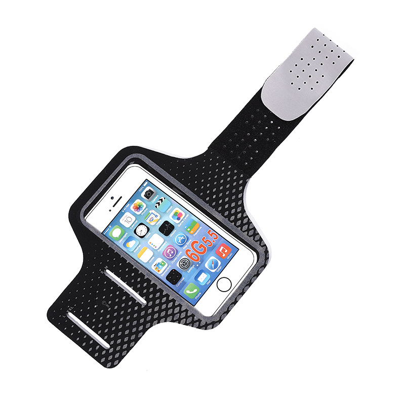 Factory direct sales of outdoor sports mobile phone arm bags, portable mobile phone bags for running and fitness, elastic and breathable key-hanging arm covers pic 13
