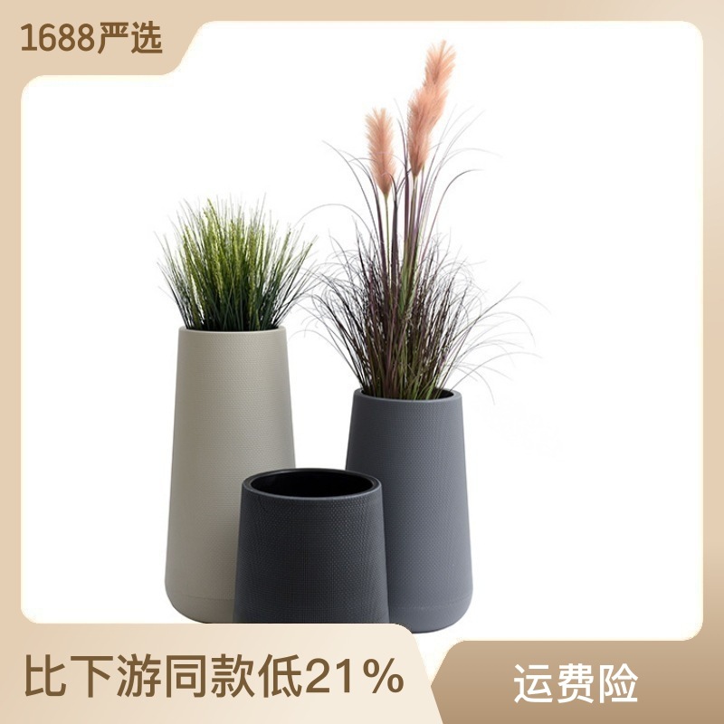 悬挂家居阳台吊篮花盆花篮藤编装饰北欧现代风格绿萝园艺义乌出口悬挂家居阳台吊篮花盆花篮藤编装饰北欧现代茏达森园艺详情8