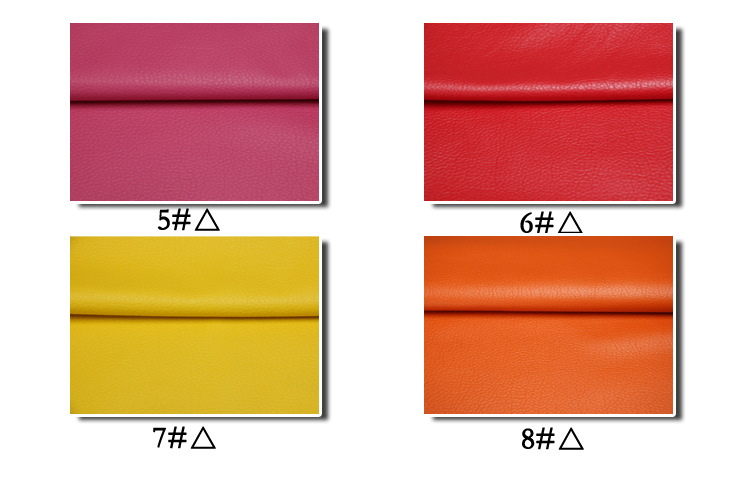 Factory stock: Textured base PU large lychee pattern leather fabric, bedside soft packaging decorative leather seat cushion sofa artificial leather pic 9