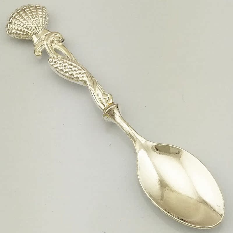Creative, fashionable and retro coffee spoon, three-dimensional conch, shell and carp, and gold, silver and copper dessert spoon jyv01 pic 33
