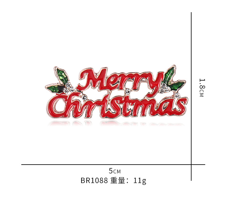 新款圣诞老人圣诞树胸针 复古合金衣服鞋帽配饰胸花 饰品别针详情23