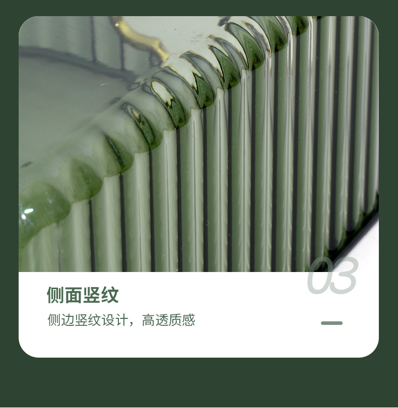 化妆品收纳盒亚克力桌面梳妆台面膜口红护肤品杂物整理透明收纳筐详情29