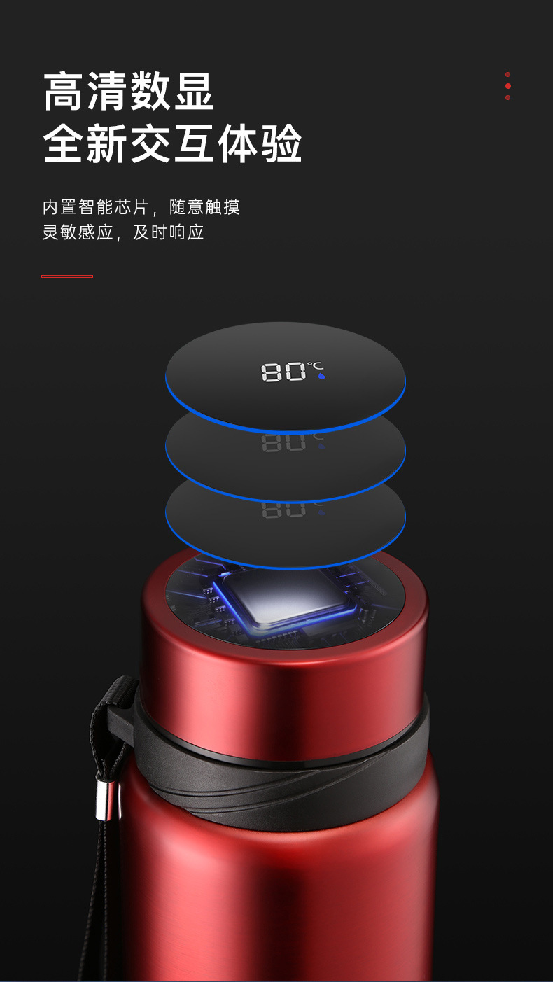 304不锈钢大容量保温杯男女便携户外商务杯礼品水杯子刻字印logo详情4