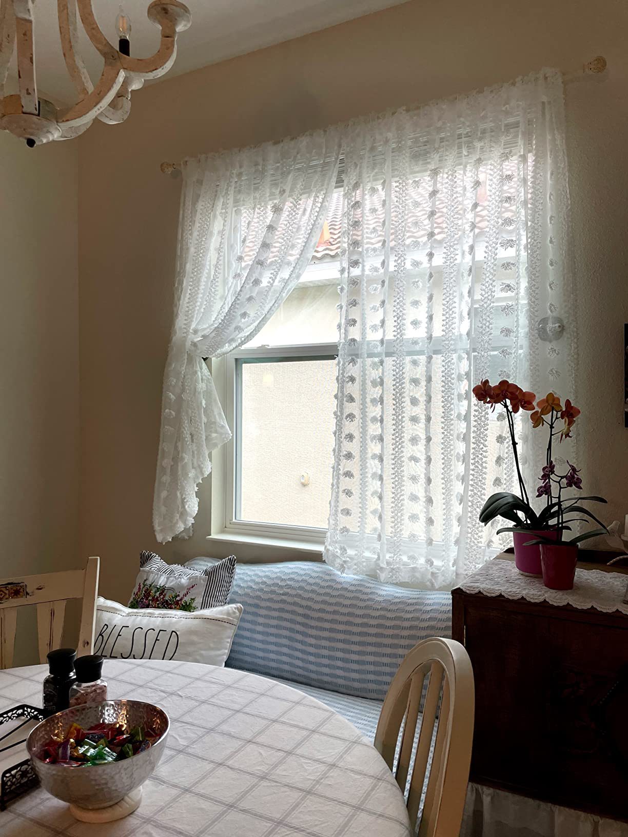 Cross-border best-selling Instagram influencer finished yellow niche light and thin window screen for living rooms and bedrooms. Manufacturer pic 68