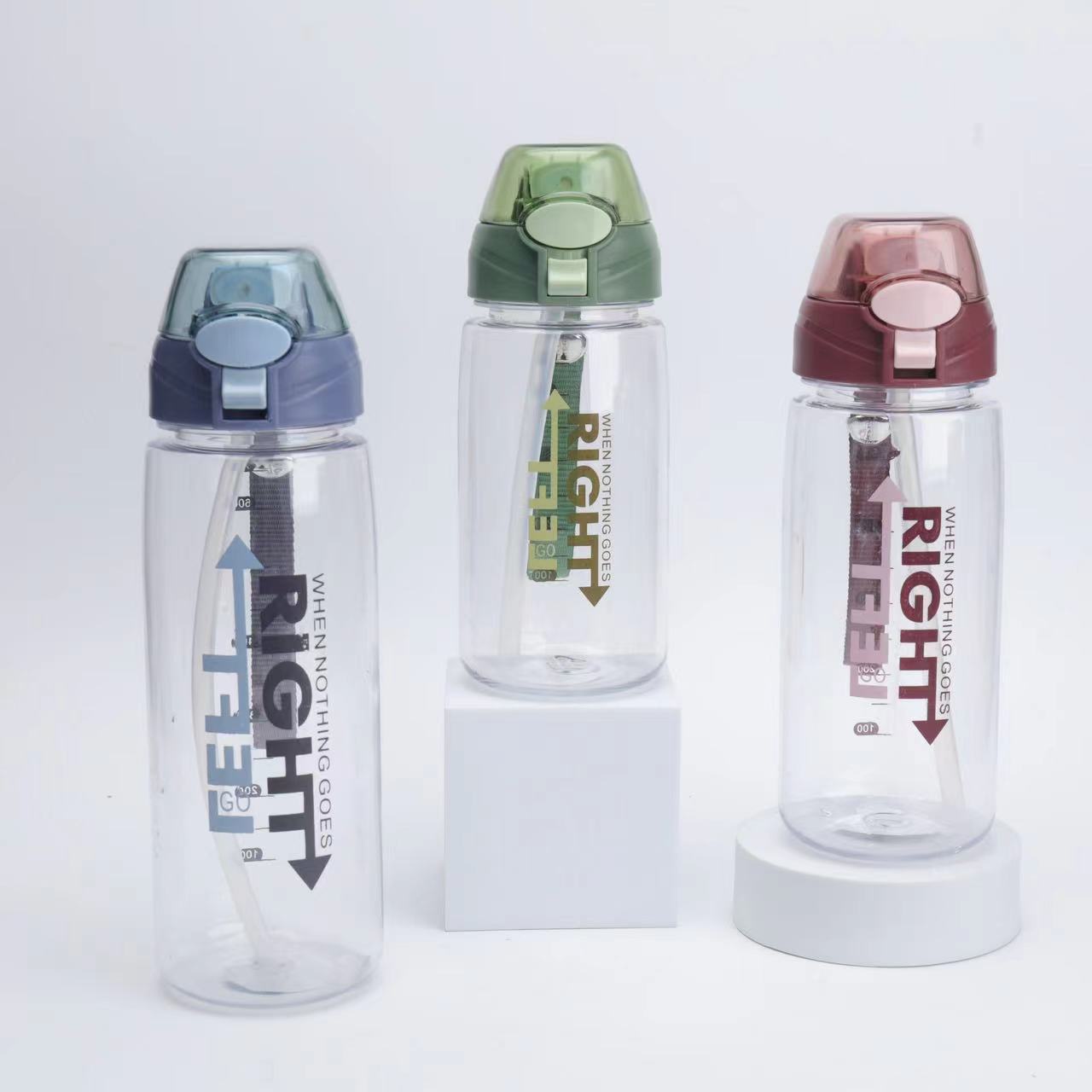 New student water cup, plastic cup, fitness water cup, high appearance level, durable, handle, outdoor sports water bottle, ins style pic 1