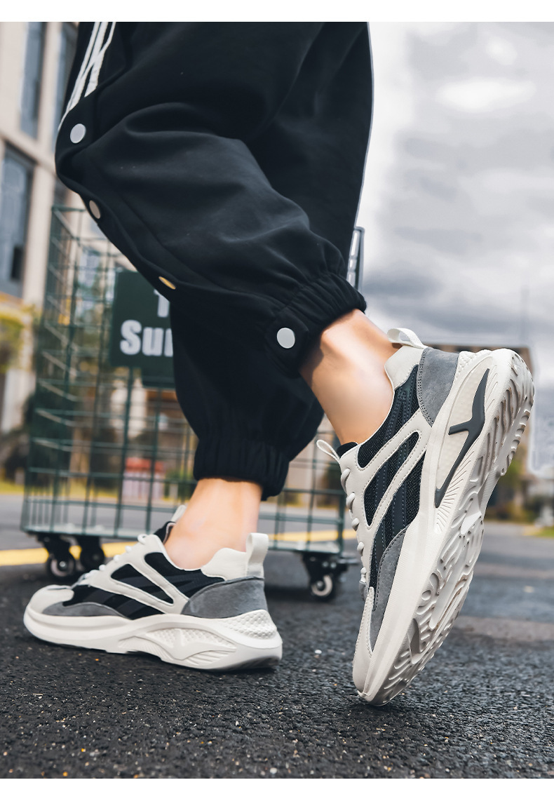 2022春季新款老爹鞋青春潮流男鞋子时尚休闲运动鞋跨境批发男鞋详情12