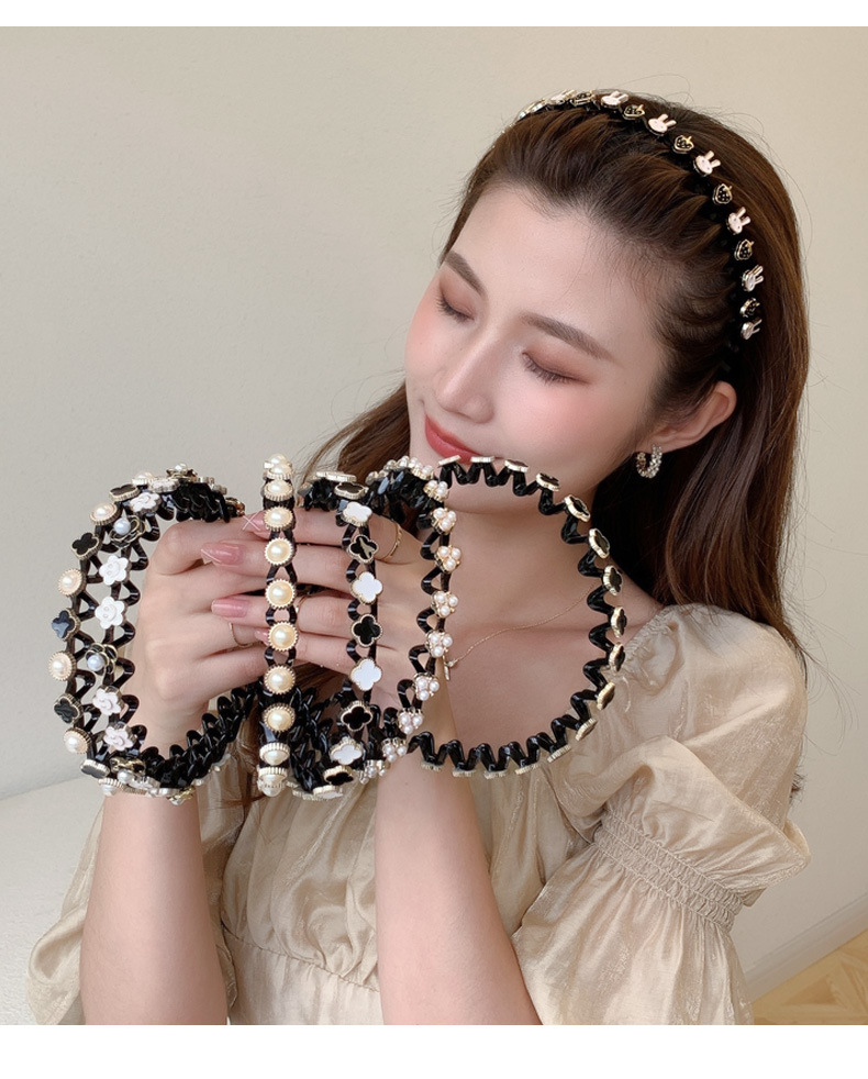 编发发箍2025年夏季新款网红夏季洗脸压发头箍碎发神器发卡头饰女详情11