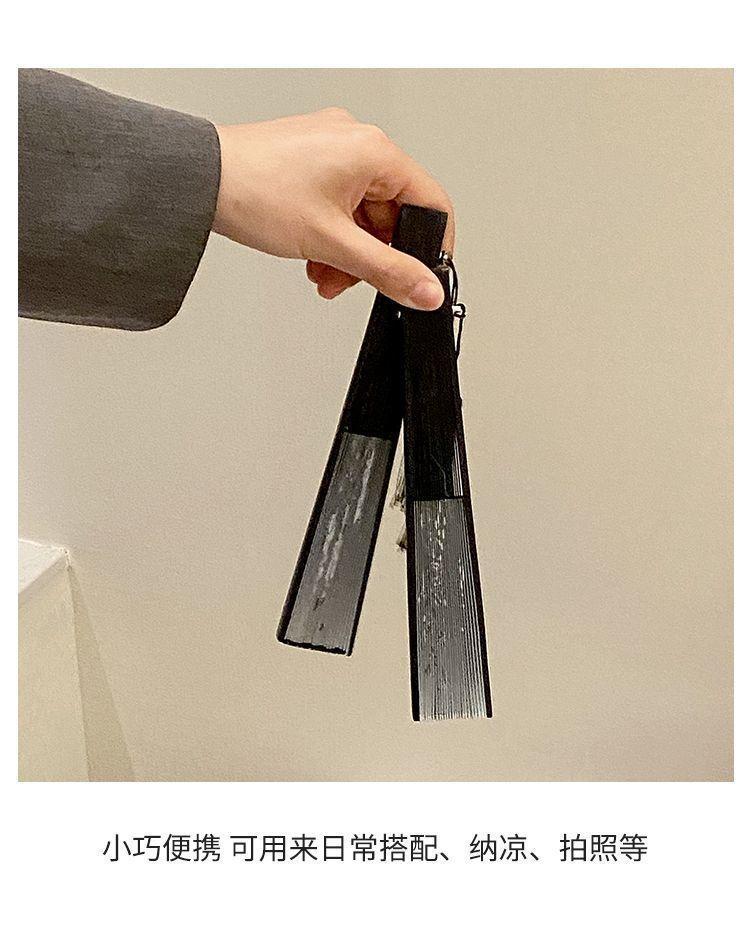 中国古风折扇折叠小扇子古装舞蹈新中式夏天水墨风扇子古风小扇子详情5