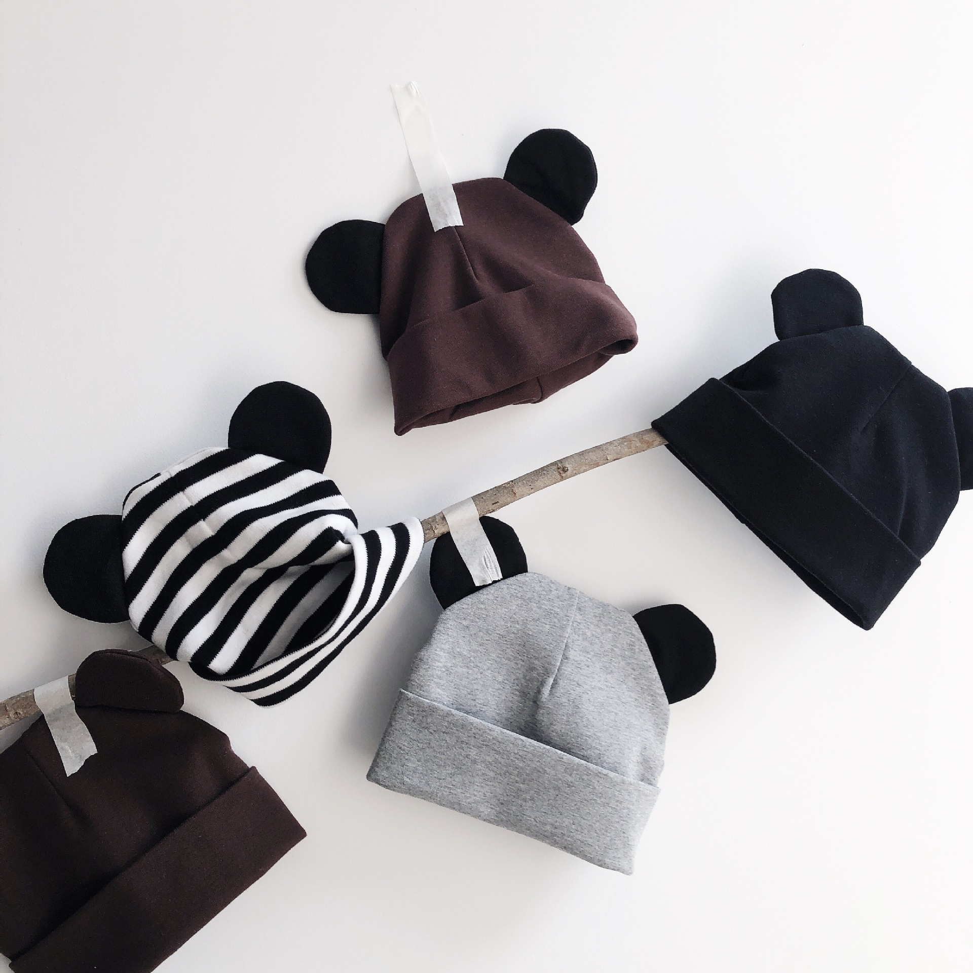 Versión coreana super moe baby hat 100 días para hombres y mujeres bebé lindo gorro de orejas grandes pic 9