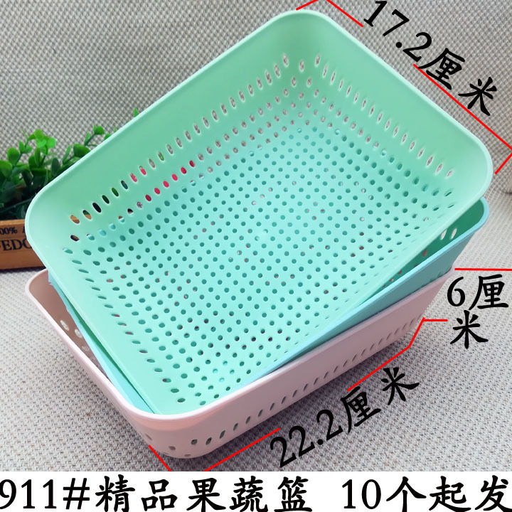 I1241 911# Fashionable rectangular Fruit Plate, Fruit Plate, Dried Fruit Box, Snack Plate, Yiwu 2-yuan Store, Department Store wholesale pic 2