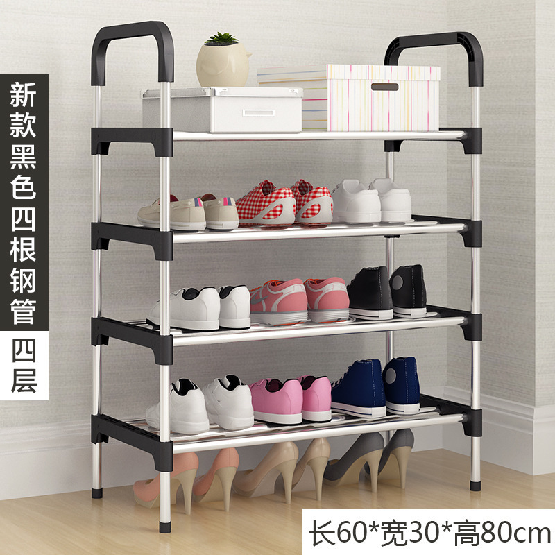 Shoe rack dust cover, household simple door, dormitory shoe cabinet, multi-layer bedroom storage rack plastic gasket 0819 pic 3