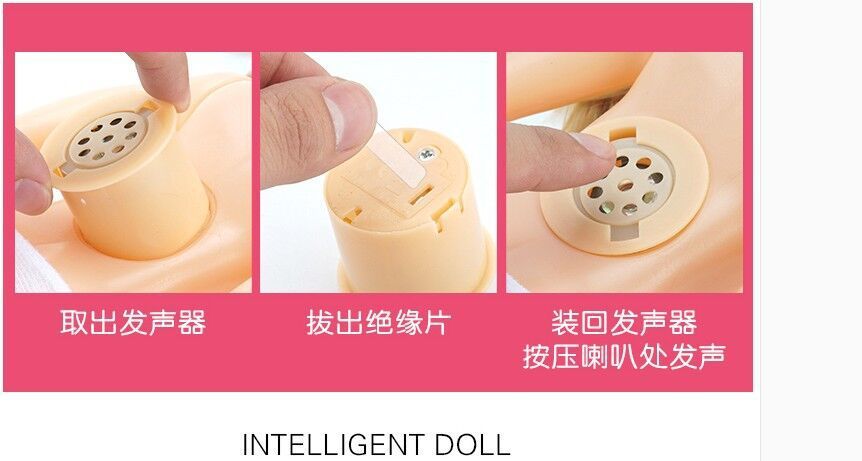 Cross-border simulation babies, talking dolls, soft rubber music babies, early education girls, kindergarten training classes, amusement parks pic 1