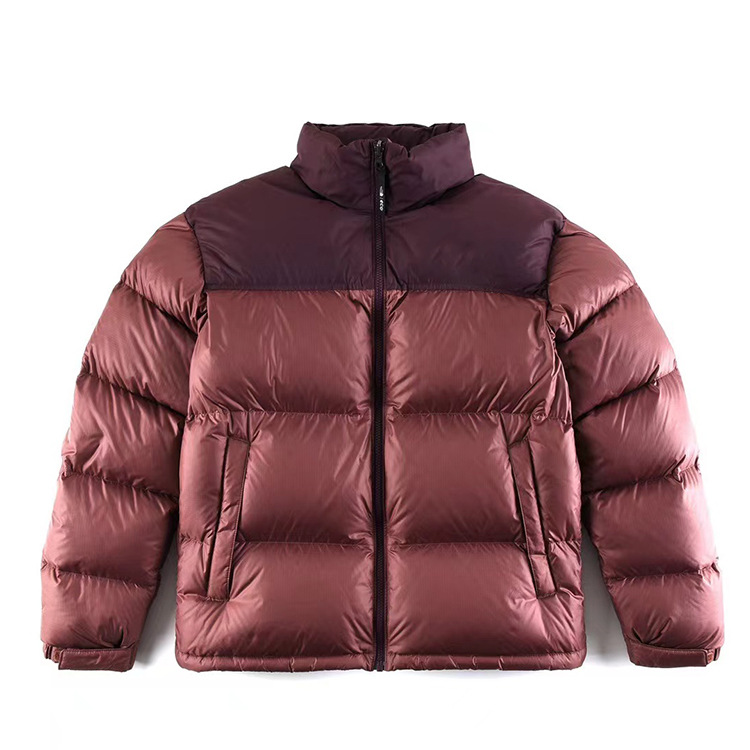 1996 hombre multicolor abajo chaqueta con capucha corto cuello de pie tendencia de moda casual cómodo abrigo 23 años venta caliente pic 13