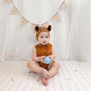 小童短袖T恤2025新款夏季宽松童装ins款时髦中小童夏装短袖上衣详情16