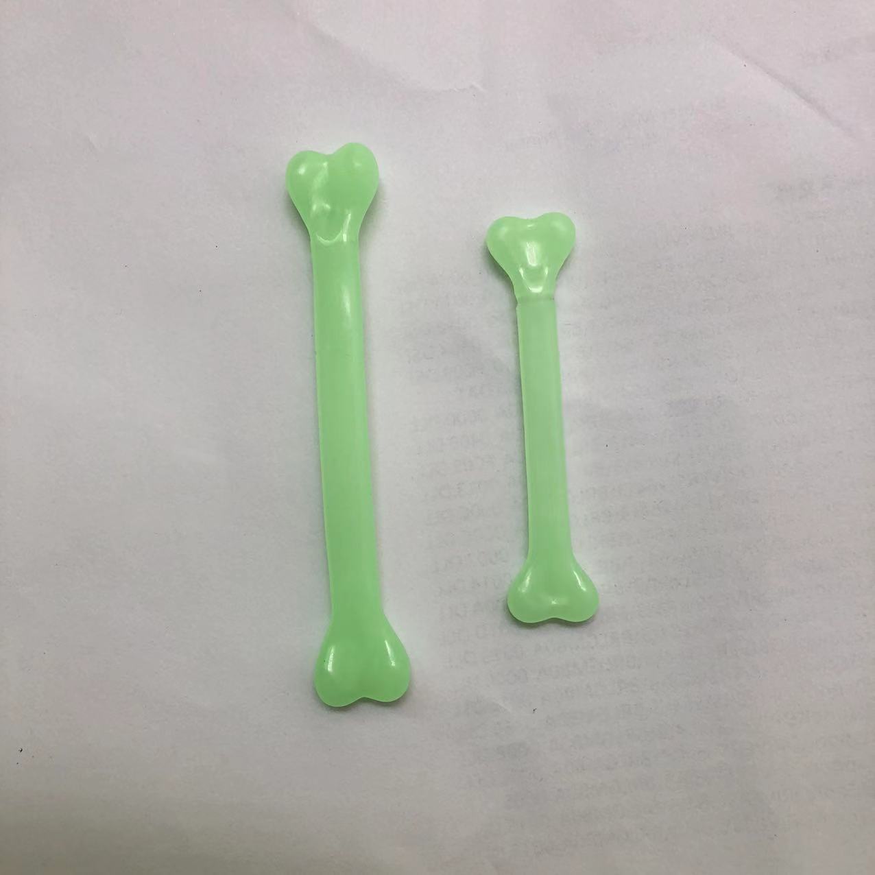 Halloween decorative bone props, prank toys, necklace accessories, white/luminous plastic skull bones pic 11