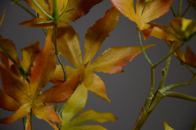 Factory wholesale of artificial flowers, direct sales from the manufacturer, wholesale of artificial green plants, home decoration flowers, red artificial leaves, artificial maple leaves pic 14