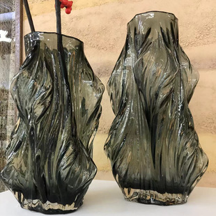 盛花厂家直销马醉木玻璃大肚花瓶 透明吊钟树水培 北欧插花小口大肚子落地摆件款现代简约创意轻奢居家软装装饰品工艺品现货批发详情34