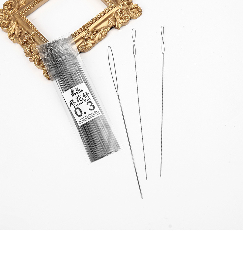 厂家串珠针手工diy串珠超细穿珠工具 大眼麻花针串珠器引线针批发详情27