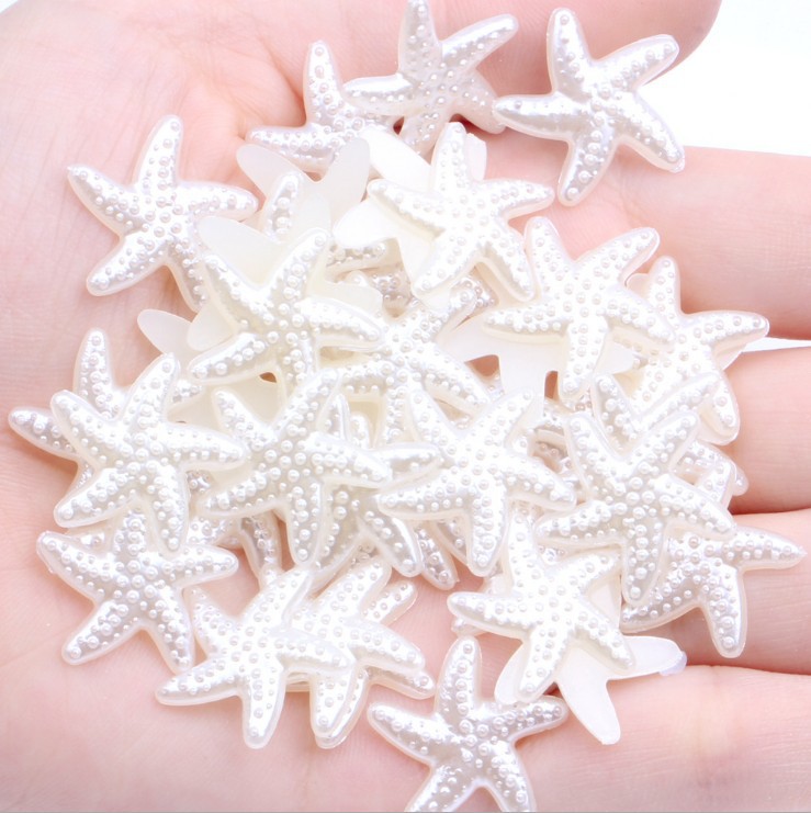 V140 Starfish 19mm ABS imitation pearl direct sales and wholesale from Yiwu factory pic 4