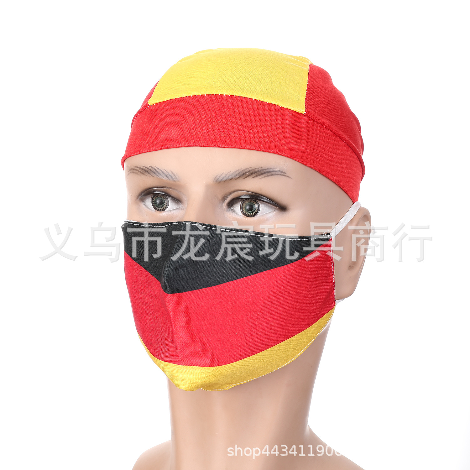 跨境亚马逊透气布口罩棉质时尚成人防尘水洗防晒旗帜口罩挂耳批发详情15