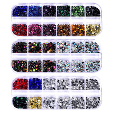 DMC烫钻 热熔胶底贴钻 玻璃平底钻 diy美甲手机壳 饰品配件圆钻详情11