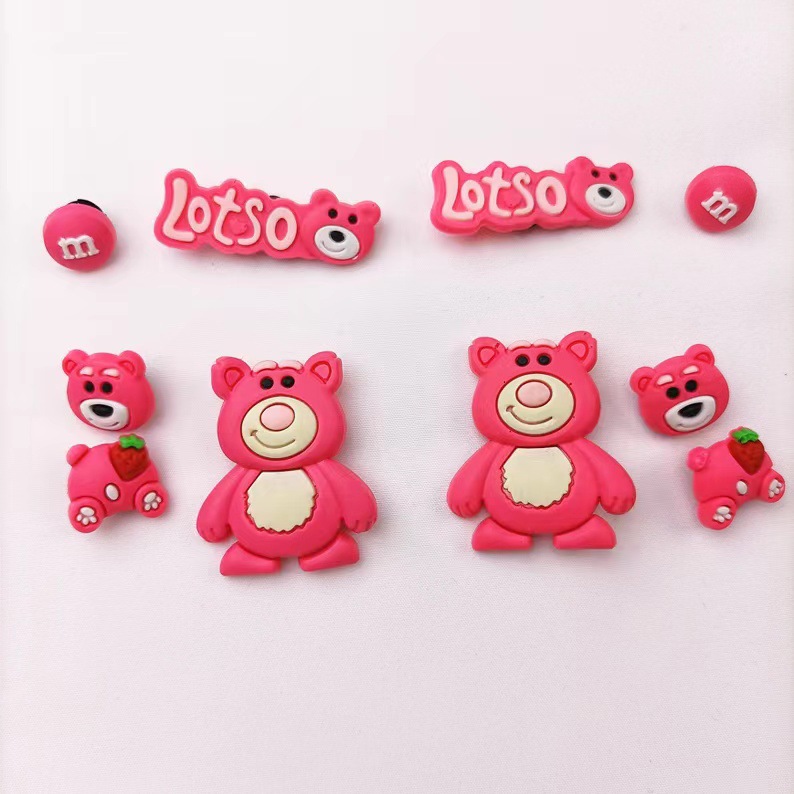 巴斯光年洞洞鞋拖鞋鞋扣鞋花装饰品卡通可爱diy配件配饰三眼怪物详情1