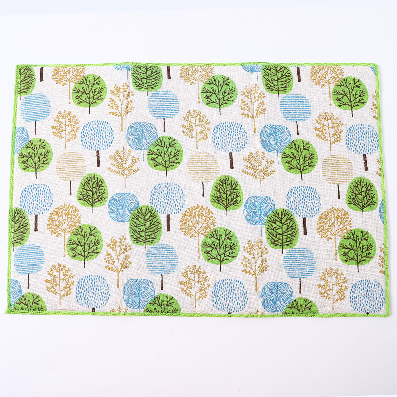 We have cotton and linen coasters in stock, modern and simple mixed-pattern square sponge coasters, and anti-stain coasters for restaurant and household use pic 21