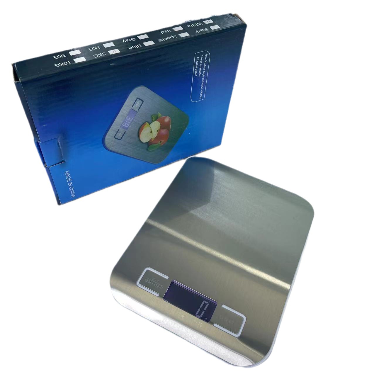 I2000不锈钢电子秤烘焙厨房秤高精度珠宝秤便携口袋克称厂家直供详情2