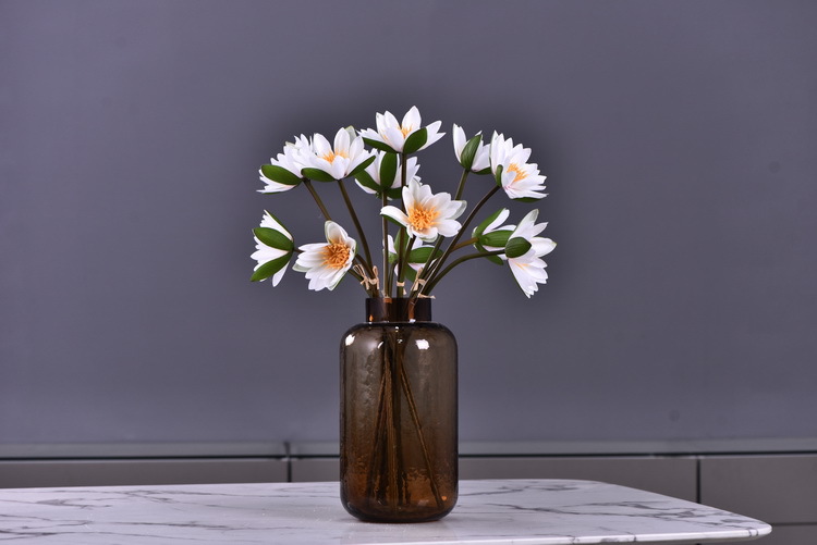 Wholesale manufacturer of artificial water lilies, direct sales of artificial flowers for wedding, home, hotel and homestay soft furnishings, artificial flowers, and photography props pic 24