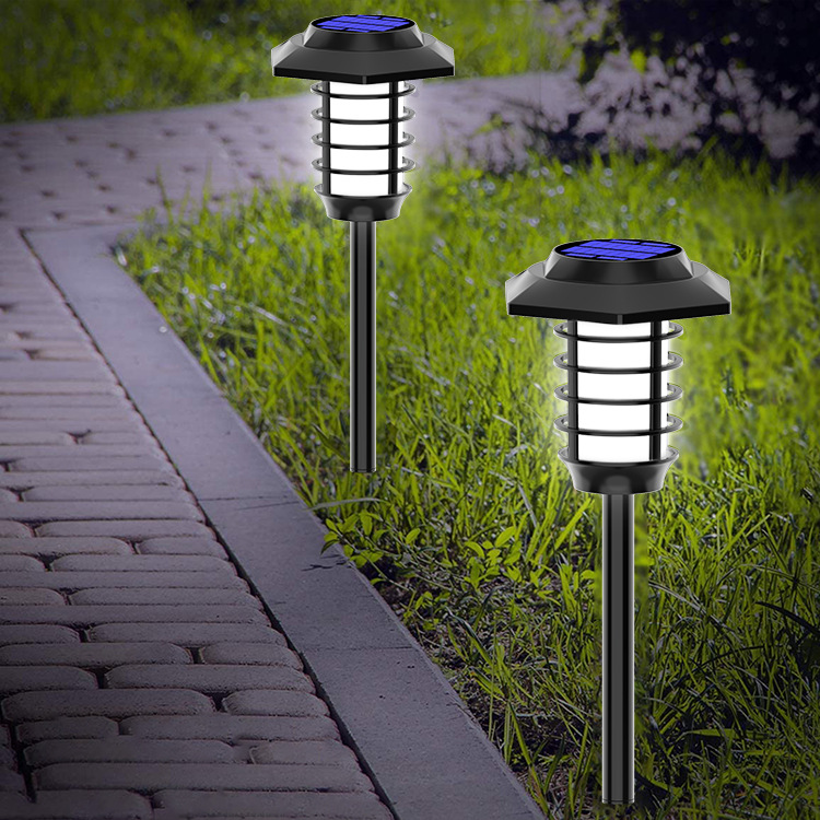 New solar flame lamp, courtyard outdoor waterproof landscape lighting torch lamp, garden lawn lamp pic 11