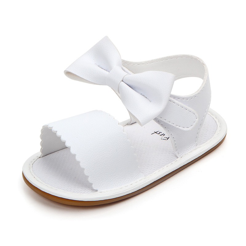 Summer new style 0-1 year old girl baby bow PU soft-soled walking shoes and infant sandals wholesale 0960 pic 10