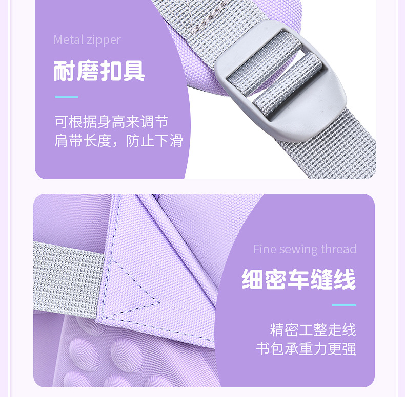 新款儿童书包一二三年级男孩女生英伦风四五六年级小学生书包背包详情13