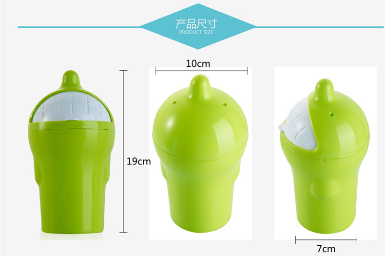 新款车载垃圾桶 车用海豚垃圾桶 迷你收纳桶收纳置物箱 车储物盒详情4