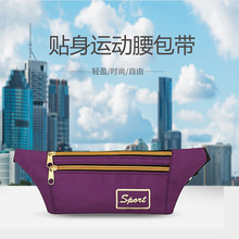 新款跨境男士户外运动防水斜跨腰包轻便旅行PU手机包休闲大容量包详情4