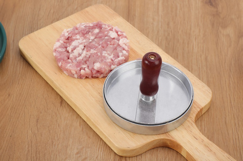 跨境家用厨房汉堡压肉器制作圆形肉饼压模具创意早餐制饼器批发详情3