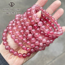 晶东珠宝 7A黄水晶手链冰透简约男女款手串节日礼物手饰现货批发详情12