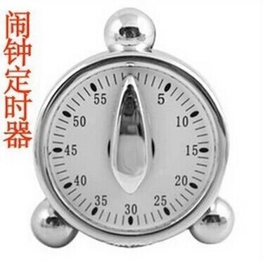 Small alarm clock, mechanical timer, kitchen reminder, cute timer, creative timer, countdown timer, gift pic 1