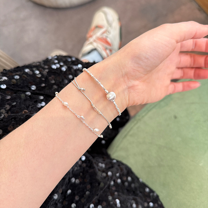 The women's s925 pure silver bracelet with anti-allergy and fashionable combination is a new product for wholesale in 2025 pic 14