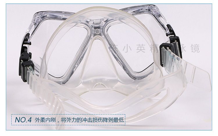 Factory direct sales of boxed diving masks, semi-dry breathing tube sets, high-end silicone diving goggles and snorkeling sets pic 8