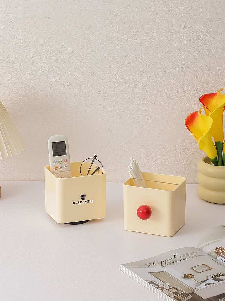 Minimalist style office stationery pen holder, office student desktop oil painting brush stationery storage and organization pen holder pic 12