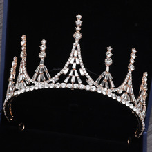 新娘结婚头饰森系绢纱边夹发夹水晶娟纱花朵发饰日韩婚纱礼服配饰详情29