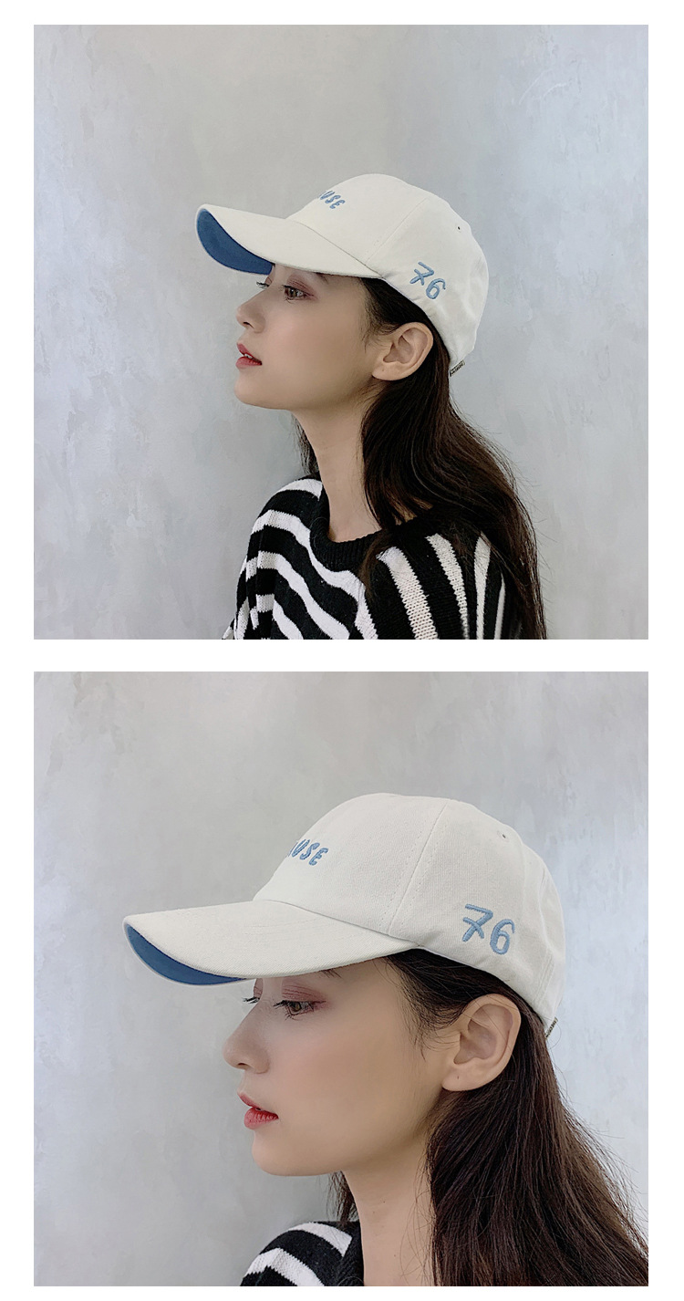 帽子女遮阳帽防晒夏款韩版潮时尚百搭鸭舌帽女潮牌棒球帽女网红帽详情17