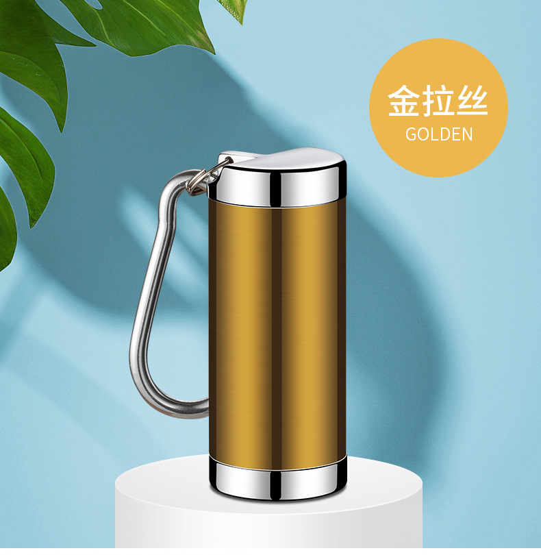 严选挂件式金属烟灰缸 便携迷你胶囊钥匙扣随身烟灰盒烟灰缸批发详情19