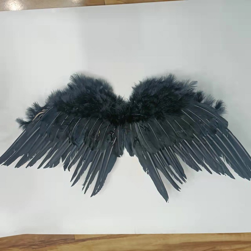 Disfraces plumas de navidad alas de ángel halloween decoración del día del fantasma 1 de junio escenario infantil disfraces accesorios pic 4