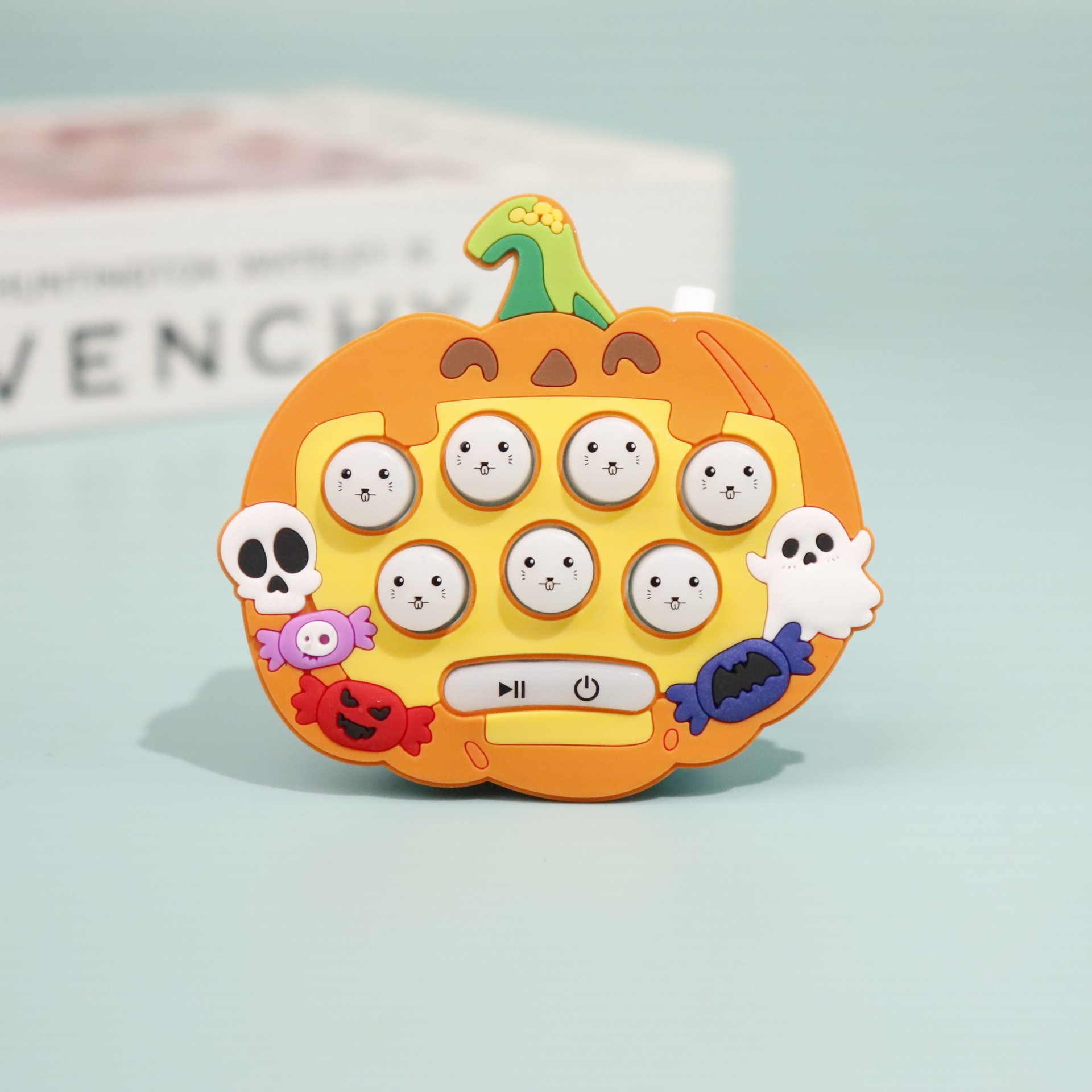 圣诞打地鼠万圣节掌上游戏机儿童速推机解压益智玩具钥匙扣挂件槐兴4455详情25